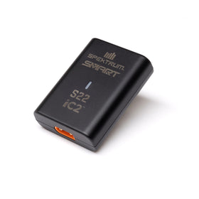 Spektrum S22 G2 USB-C charger front view with 20W output ideal for quick 2S/3S LiPo topping.
