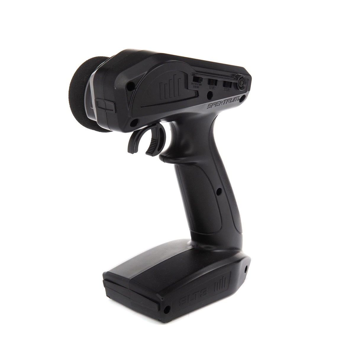 Lanyard mount on SLT3 keeps the radio secure during intense sessions.