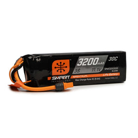 Spektrum Smart Battery on bench demonstrates 3200mAh RC capacity