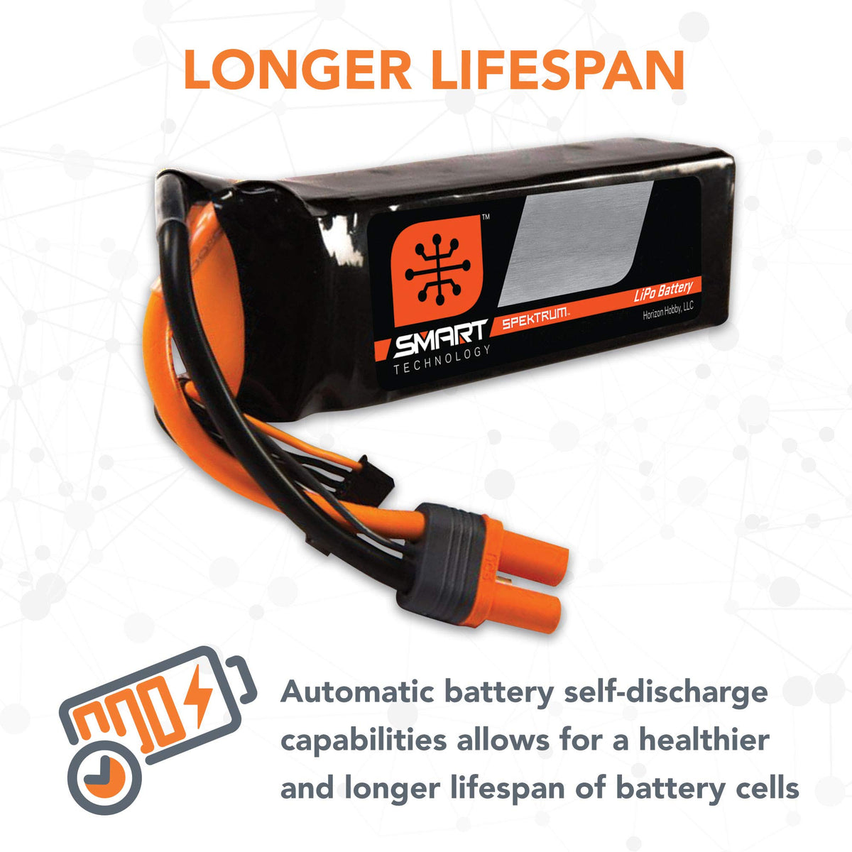 EC3 compatibility highlighted with IC3 connector on Spektrum battery