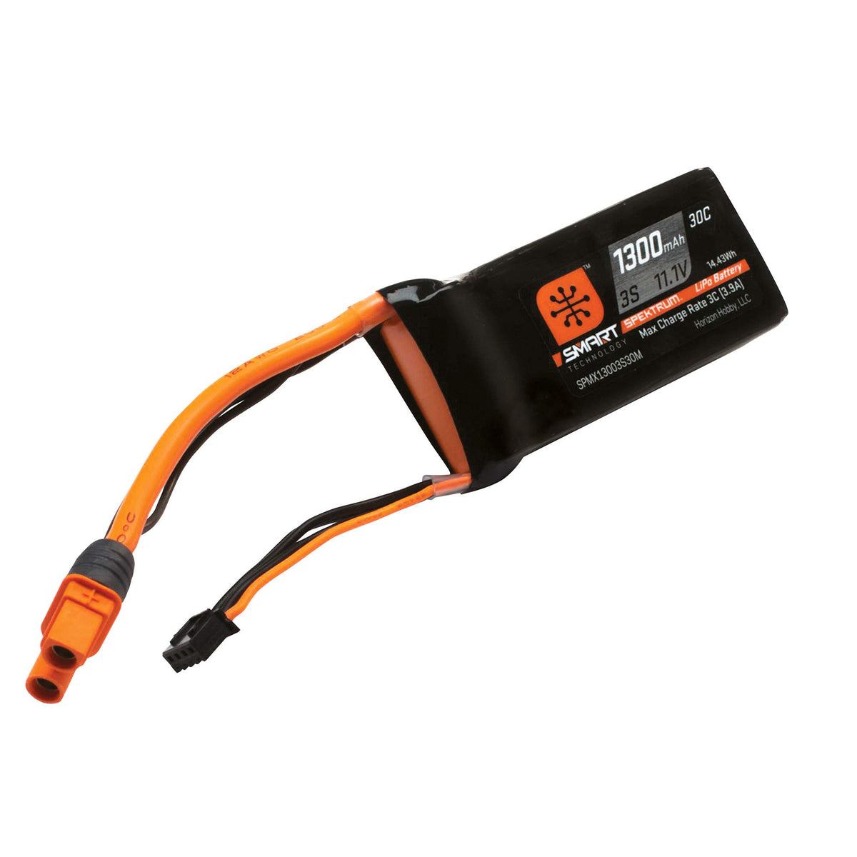 Spektrum Smart Battery parameters display reveals health and cycle data for informed care.