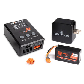 Spektrum S2G2 Powerstage bundle front view for quick field charging