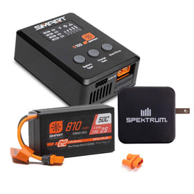 Spektrum unboxing packaging displaying bundled components