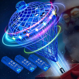 Speokoy flying orb ball with handheld control for easy indoor flight and safe operation