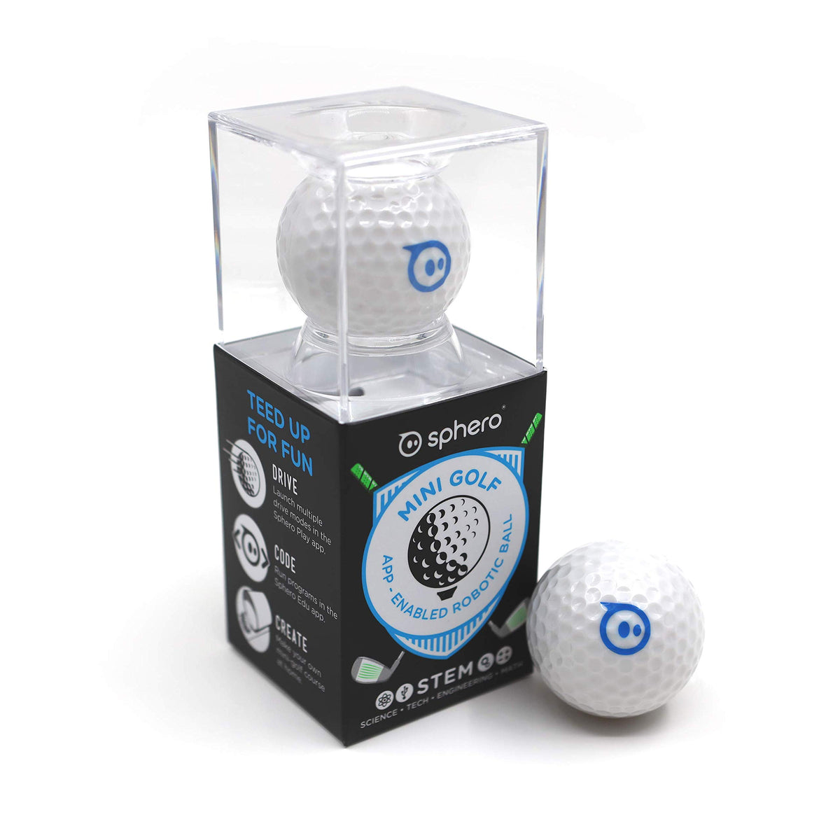 Sphero Mini Golf white compact ball suitable for portable learning