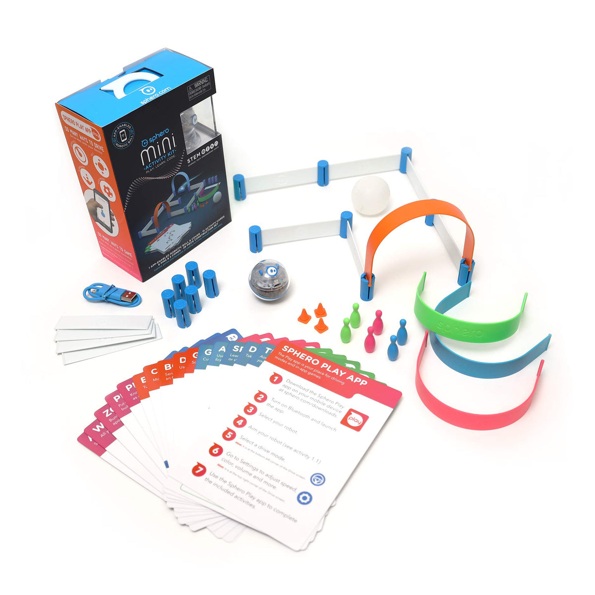 Sphero Mini robot ball with clear shell for tactile play and coding exploration