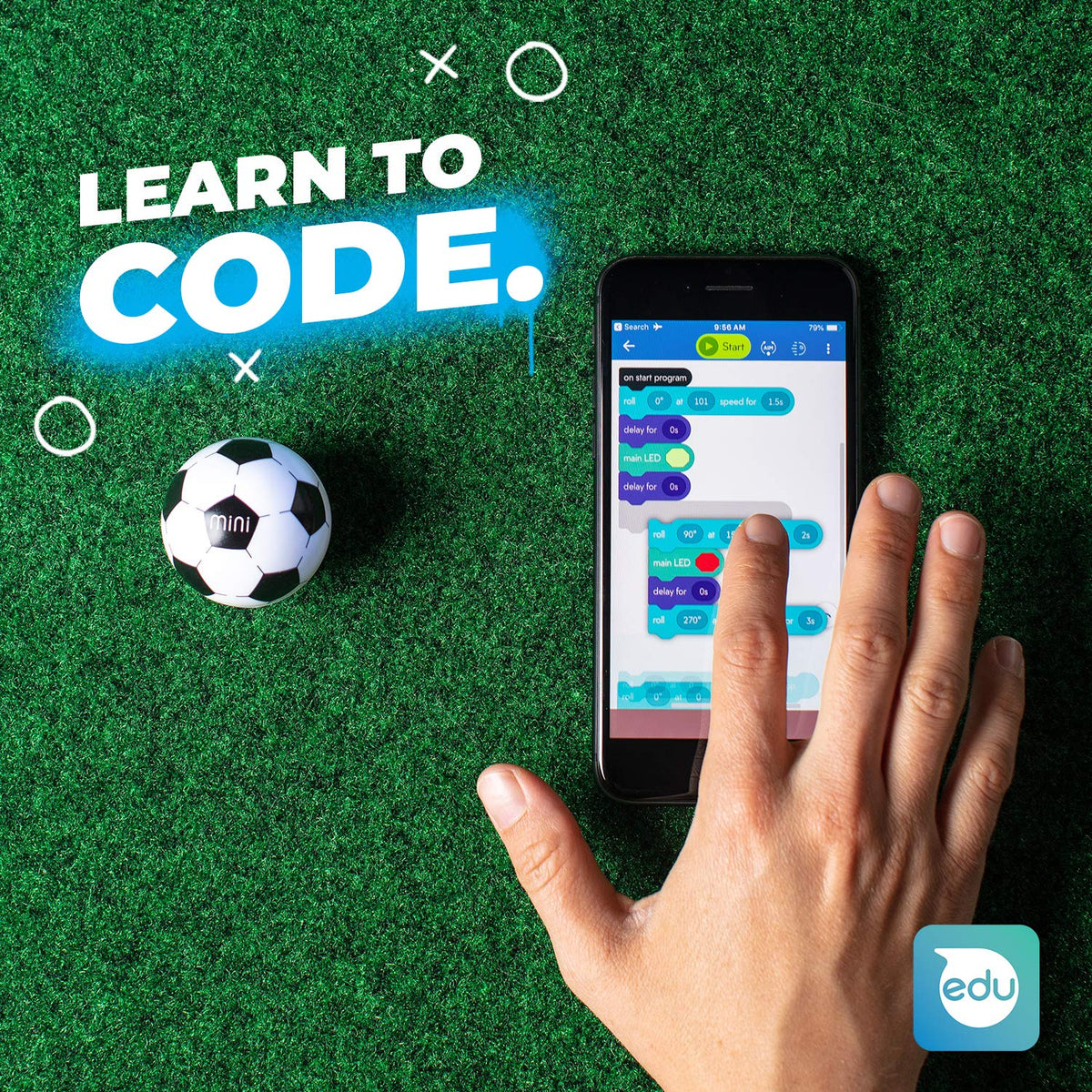Sphero Mini Soccer arcade-style games for quick, on-the-go challenges.