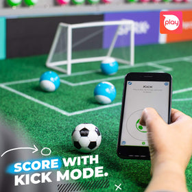 Sphero Mini Soccer cones included help build quick obstacle courses.
