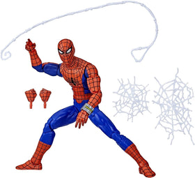 Spider-Man 60th anniversary Japanese Spider-Man figure with premium articulation for dynamic posing.