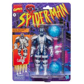 Spider-Man Cardiac action figure with premium poseable joints for dynamic display.