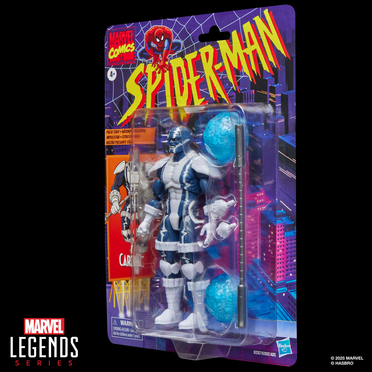 Cardiac display-ready packaging helps collectors showcase on shelves.