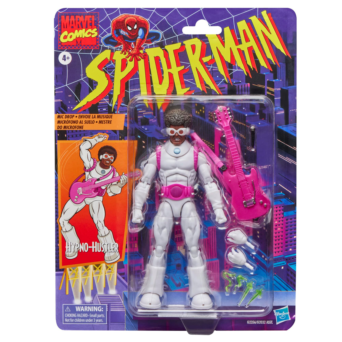Spider-Man Hypno-Hustler figure front view for dynamic display poses.