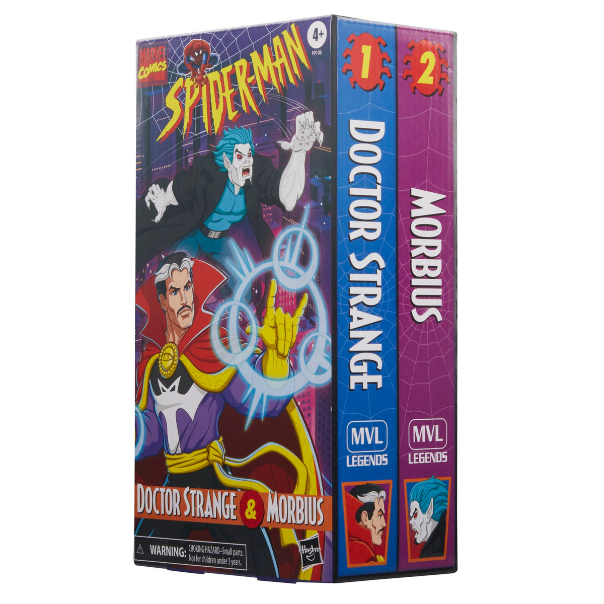 Spider-Man Marvel Legends Doctor Strange & Morbius 2-Pack — articulated joints for dynamic posing