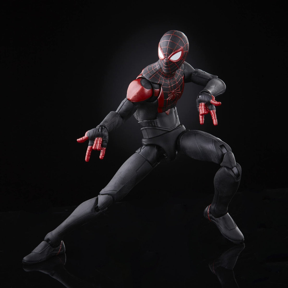 Spider-Man Miles Morales 6-inch figure articulation range enables expressive poses