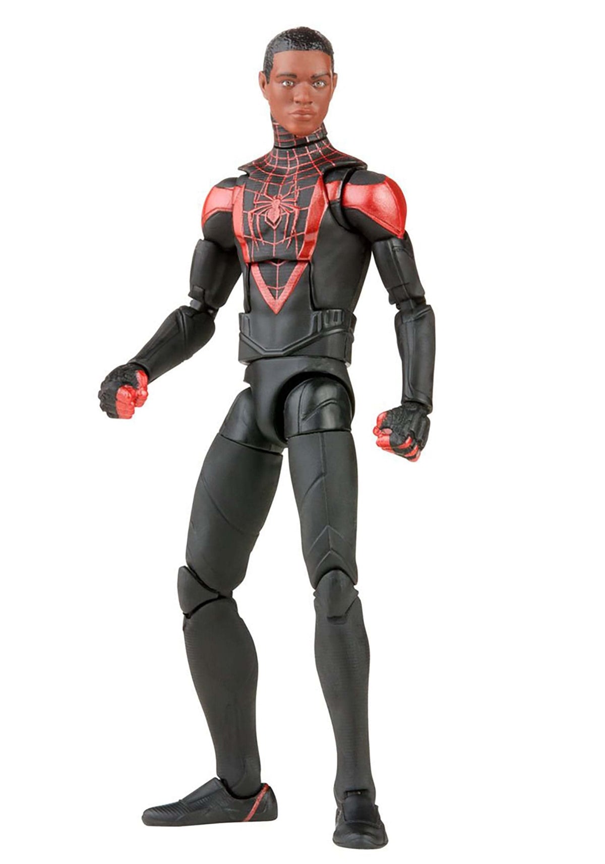Spider-Man Miles Morales 6-inch figure displayed for a classic superhero collection