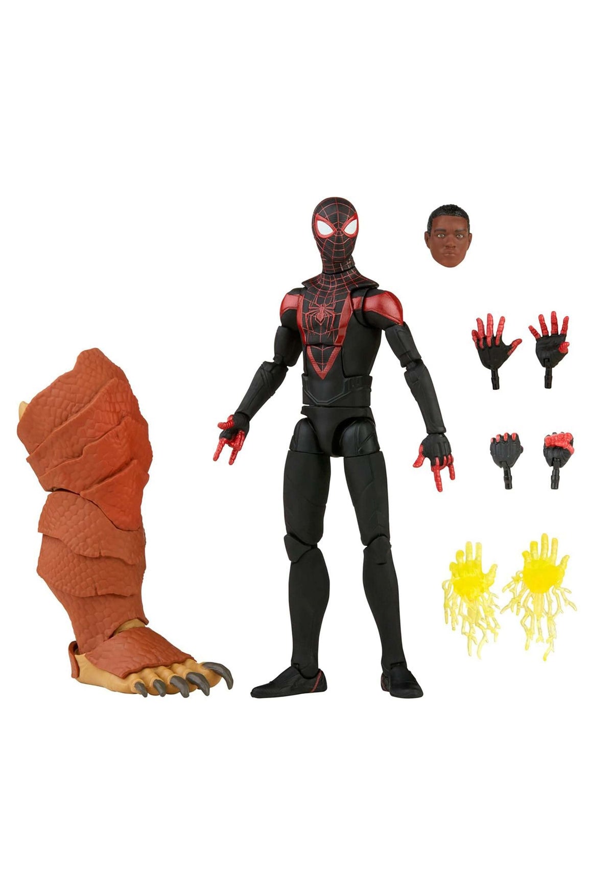Spider-Man Miles Morales 6-inch figure front view for dynamic shelf display