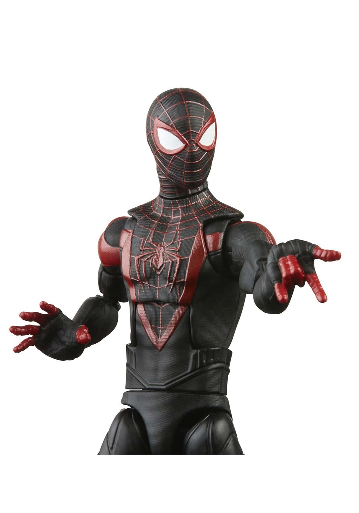 Spider-Man Miles Morales 6-inch figure glossy suit finish enhances collector appeal