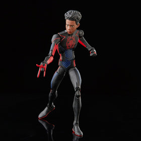 Spider-Man Miles Morales figure articulation pivot points enable lifelike stances.
