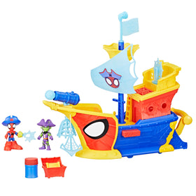 Spidey and Amazing Friends bubble pirate ship inspires imaginative sea play