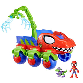 Spidey and His Amazing Friends Dino-Webs Crawler front view for immersive play