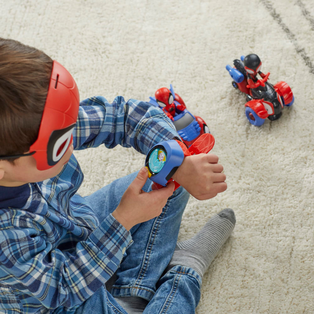 Spidey and his Amazing Friends hero figures pack for storytelling.