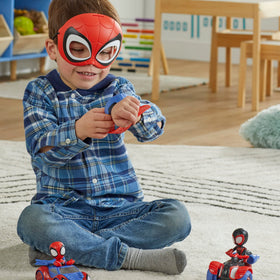 Spidey and his Amazing Friends role-play toys designed for small hands.