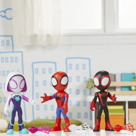 Spidey and His Amazing Friends three-pack offers a complete playtime ensemble.