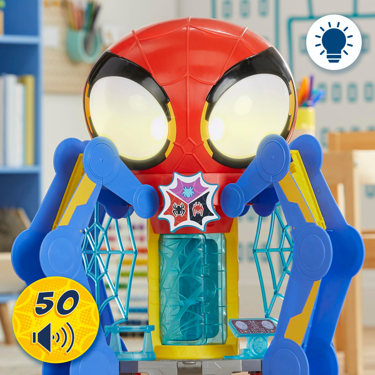 Marvel vehicle from Spidey and His Amazing Friends for fast rescues