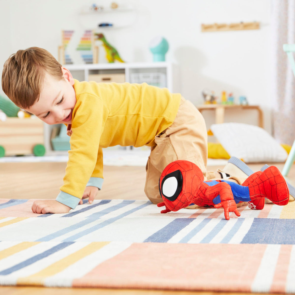Spidey plays two show songs for dance along