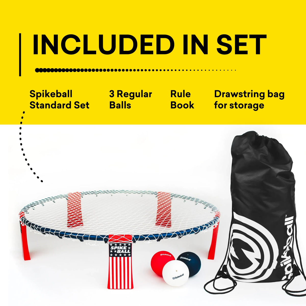Spikeball Original Stars and Stripes rule book for beginners