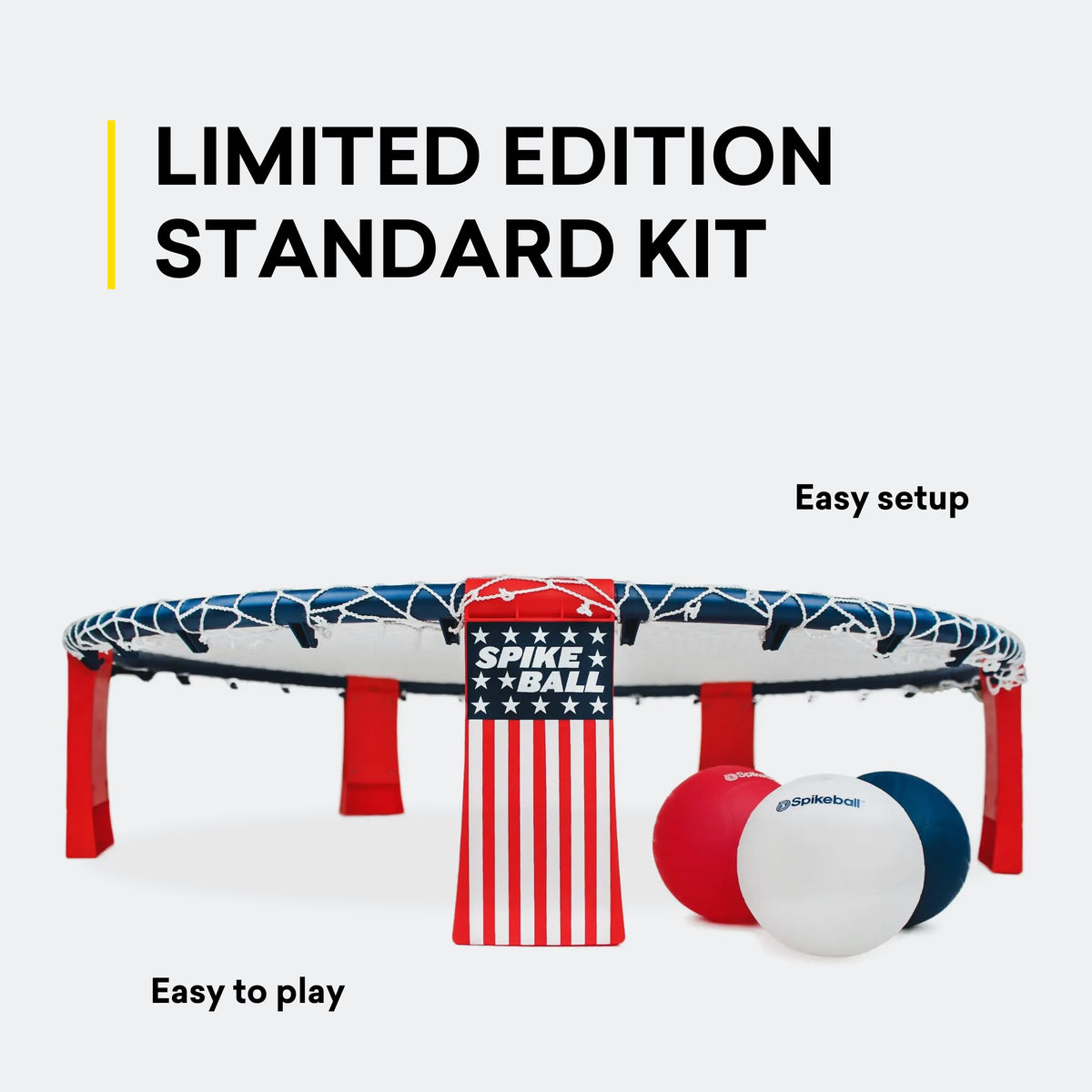 Spikeball Original Stars and Stripes carry bag for easy transport