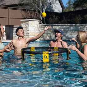 Spikeball Spikebuoy anchor bag filled keeps the game steady in waves
