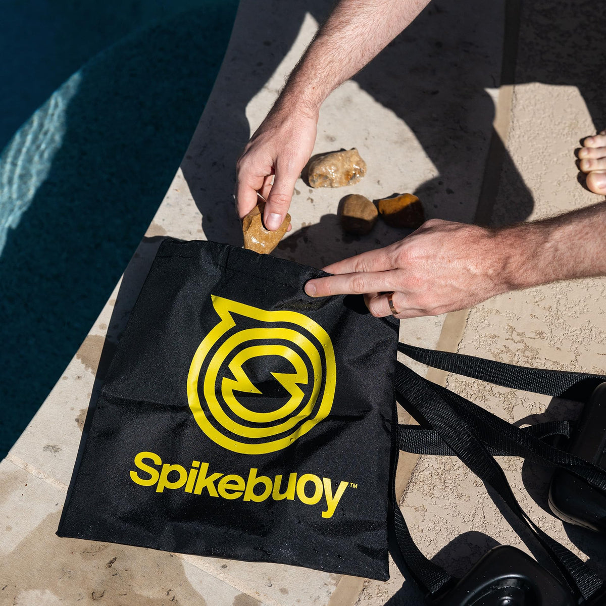 Spikeball Spikebuoy lake play shows depth-changing challenge and movement variety