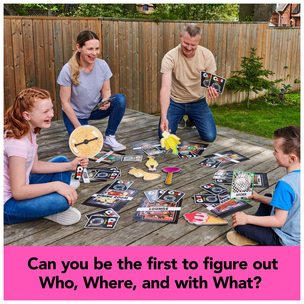 Spin Master Clue Giant Edition spinner captures the essential random element for fair, family-friendly turns.