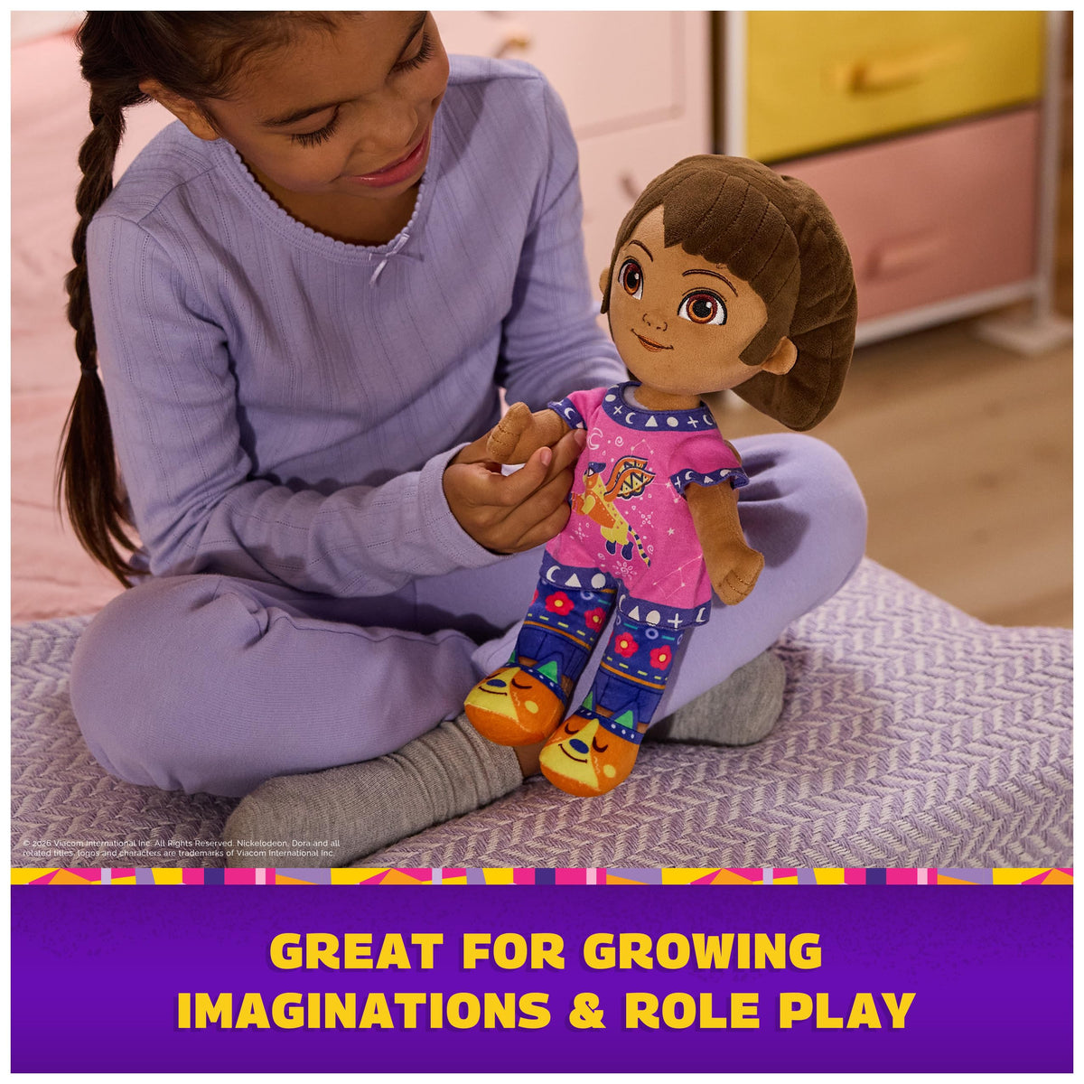 Spin Master Dora glow-in-the-dark stickers ready for decorating a child’s space
