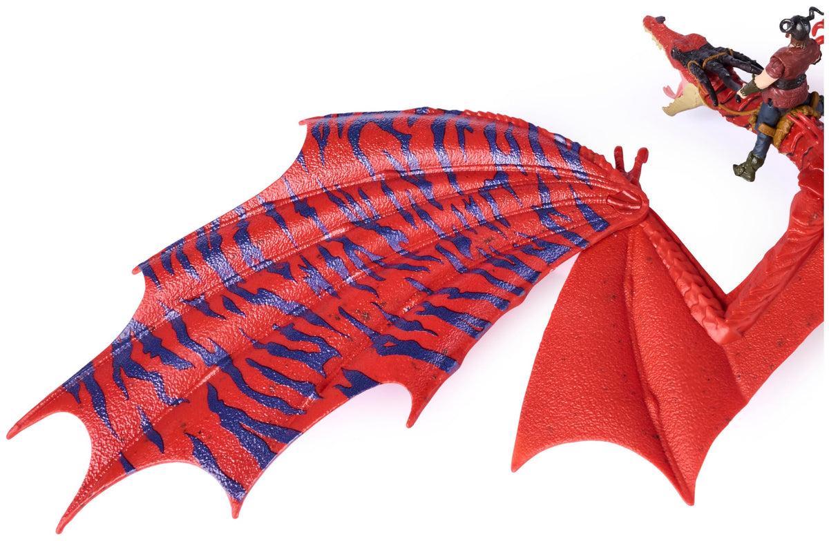 Imaginative play setup featuring dragon and Viking duo for creative adventures
