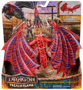 DreamWorks figure set showing saddle peg attachment for authentic dragon-rider scenes