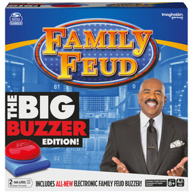 Spin Master Family Feud Big Buzzer electronic buzzer for fast-paced home play