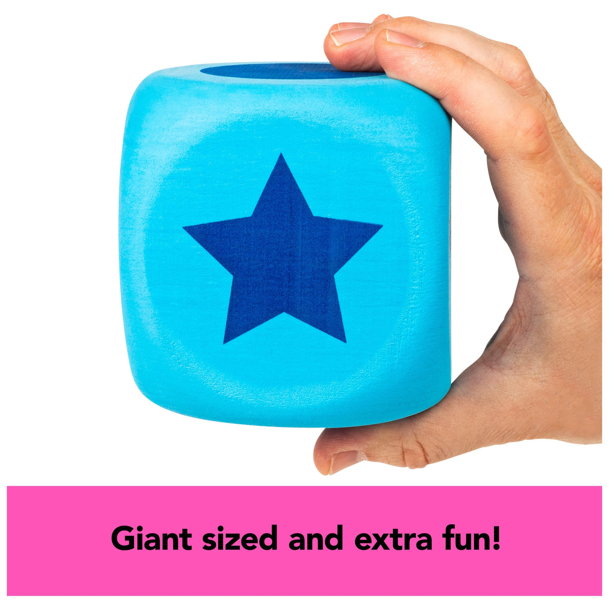 Spin Master Games Left Center Right Giant Edition creates a memorable family game-night setup.