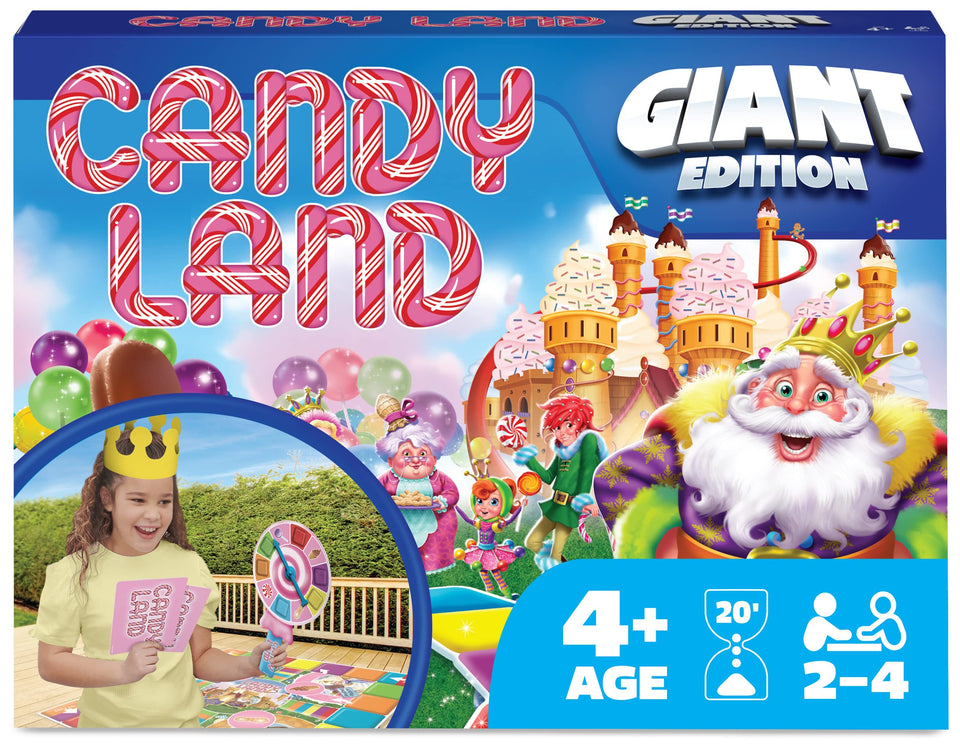 Spin Master Games Candy Land giant board for family fun indoors or outdoors.