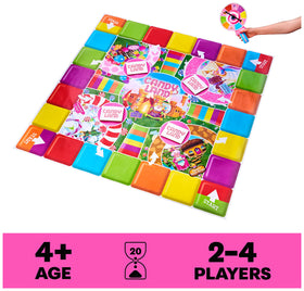 Candy Land Giant Edition lollipop spinner demonstrates color-based moves.