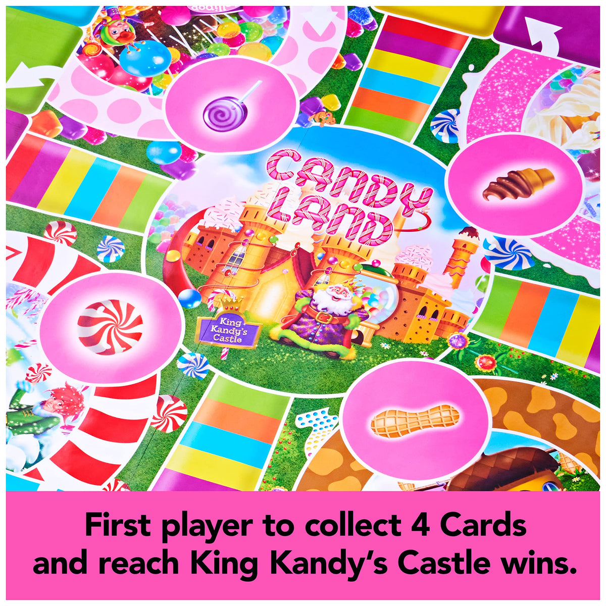 Candy Land Giant Edition peppermint forest scene invites imaginative exploration.
