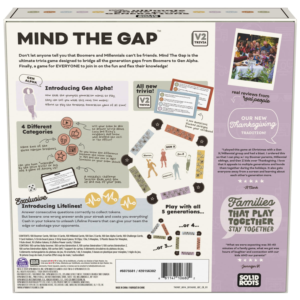 Spin Master Mind the Gap card holders and bases organize components for smooth rounds.