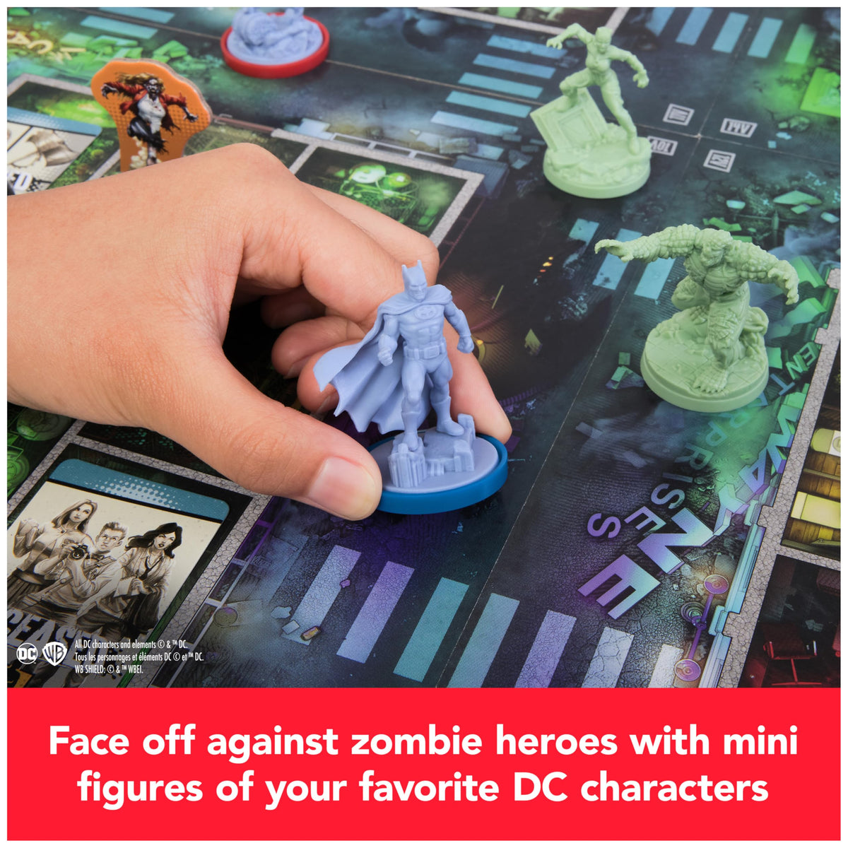 Spin Master Games DCeased Robin miniature poised for mission objectives