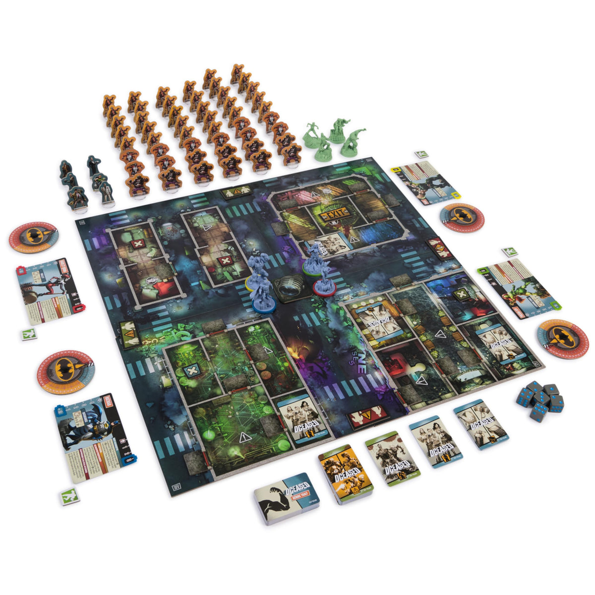 Spin Master Games DCeased zombie hero standees for epic hordes