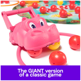 Spin Master Games Hungry Hungry Hippos Giant Edition collection-station for quick resets between rounds.