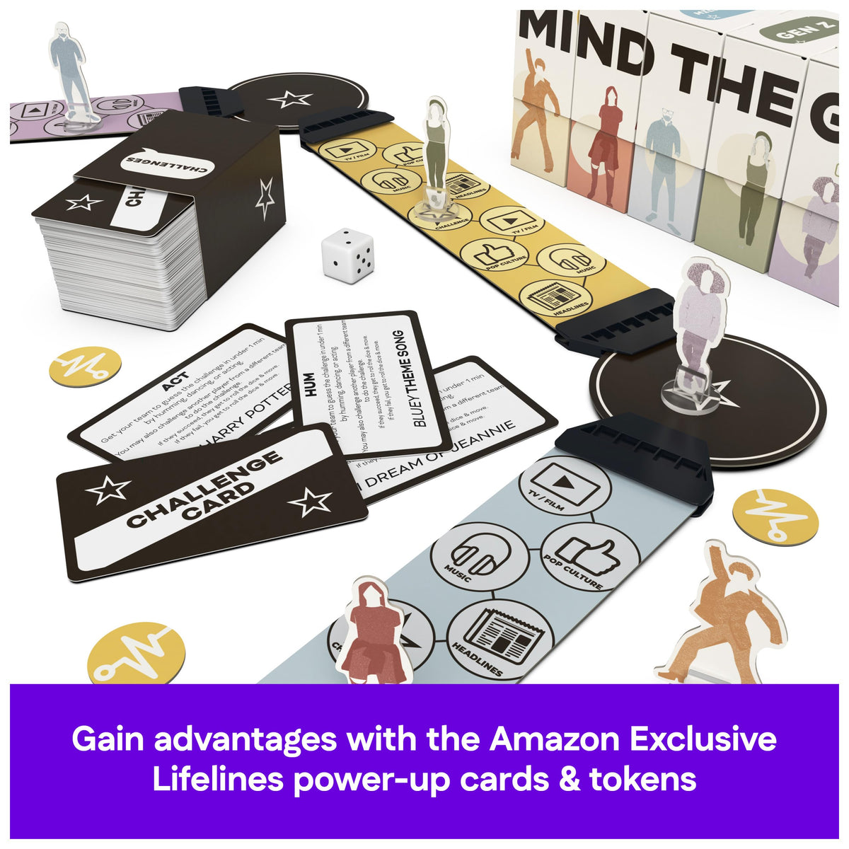 Spin Master Mind the Gap lifeline tokens and power cards add strategic twists.