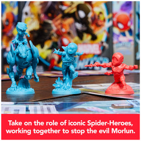 Spin Master Marvel United Spider-Geddon card deck highlights varied powers for dynamic plays.