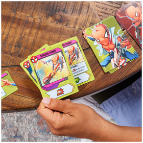 Spin Master Marvel United Spider-Geddon challenge cards add replayability and tactical options.