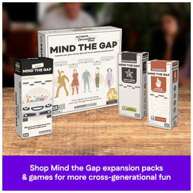 Spin Master Mind the Gap meeples, dice, and board pieces facilitate quick setup.
